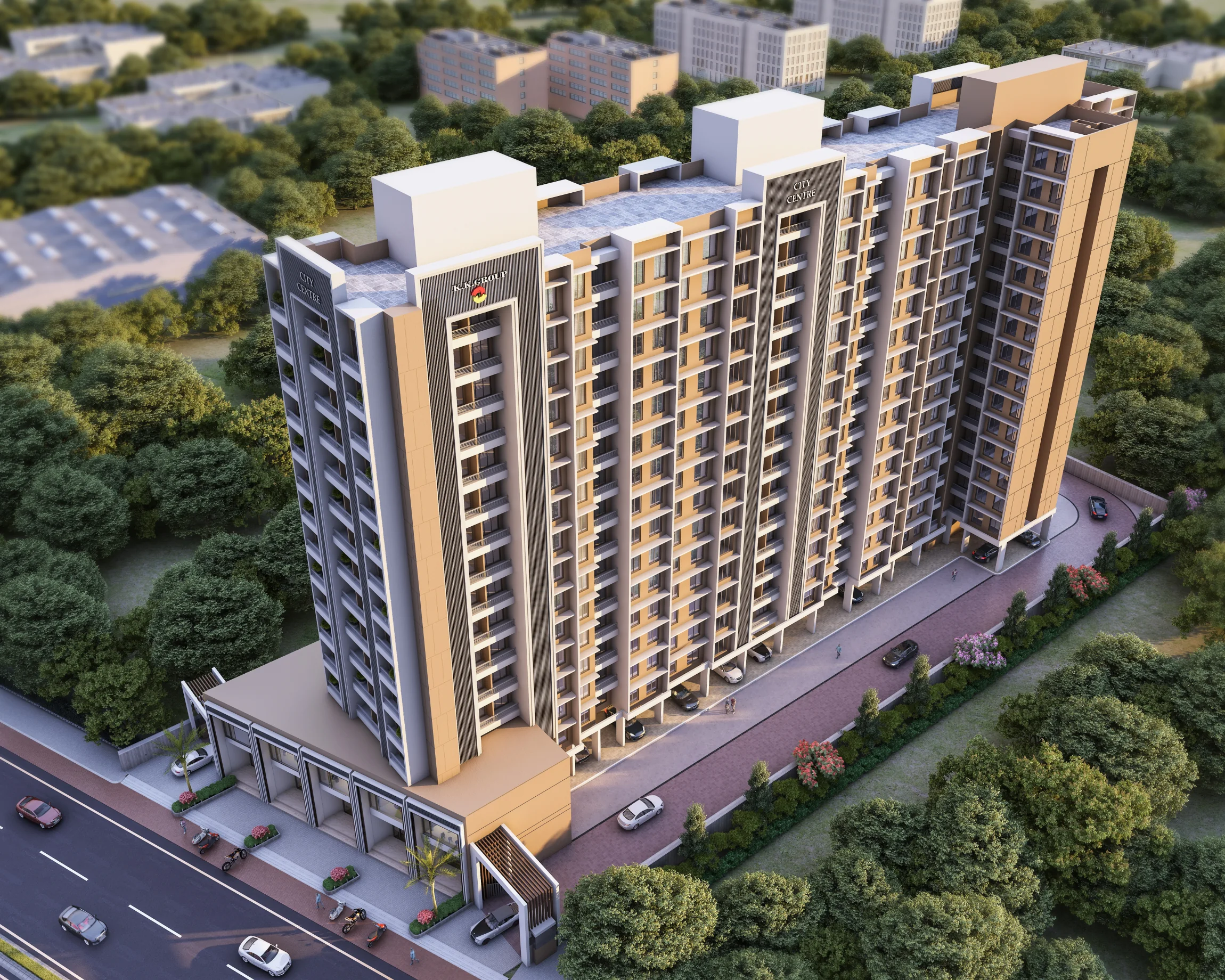 K.K. City Centre, Mahim-Manor Highway Road, Palghar West