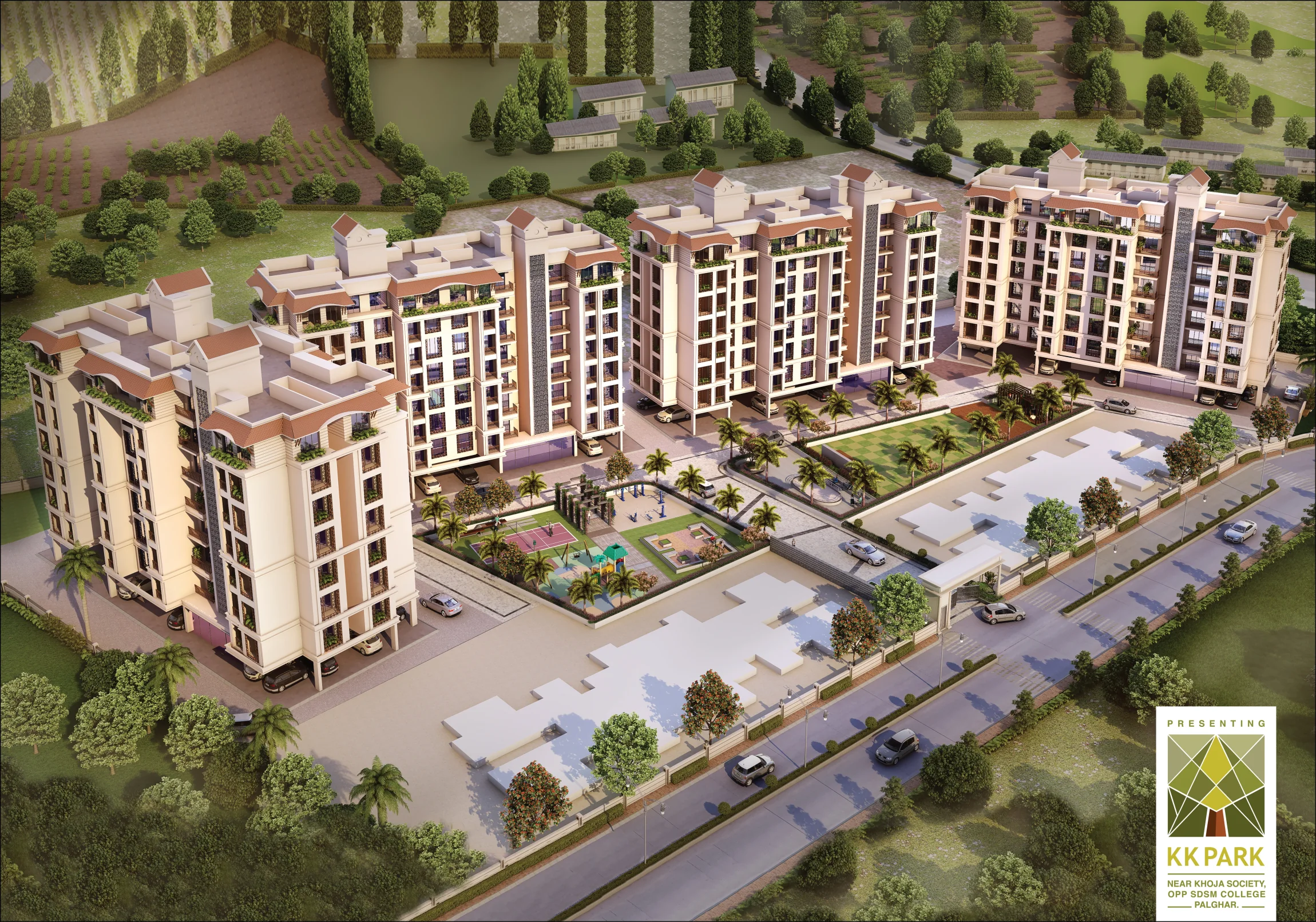 K.K. Park Residences, Kharekuram Road, Palghar West